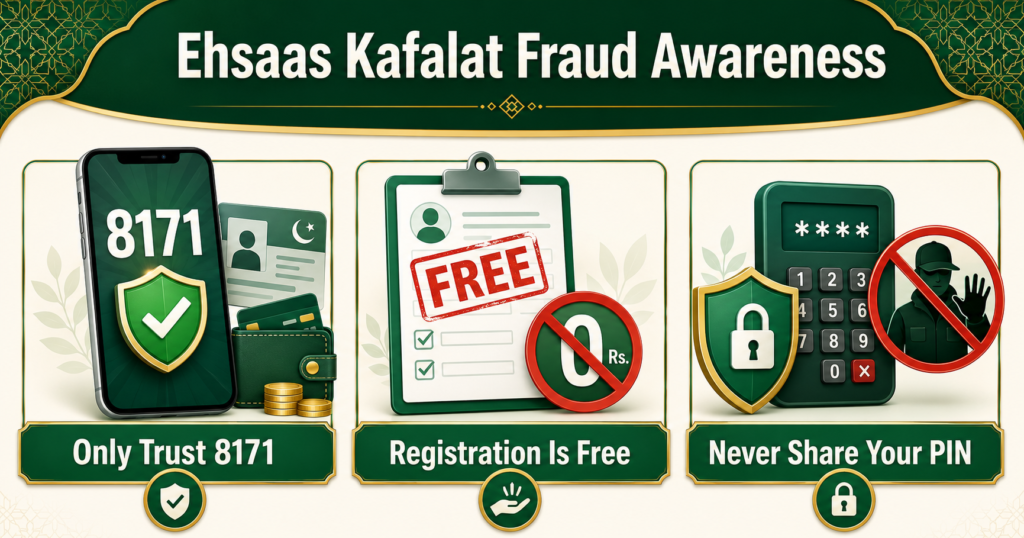 Ehsaas Kafalat Program 8171 scam and deduction warning