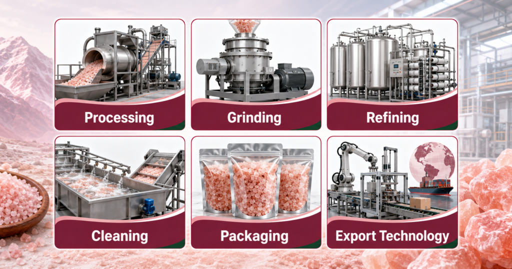 Eligible businesses for the Pink Salt Value Addition Financing Scheme