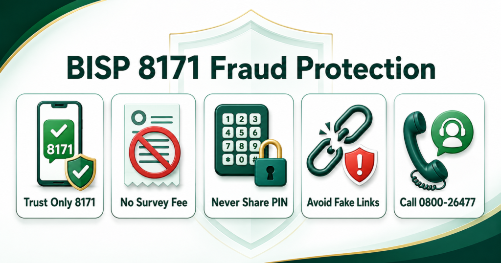 BISP 8171 fraud protection and official helpline