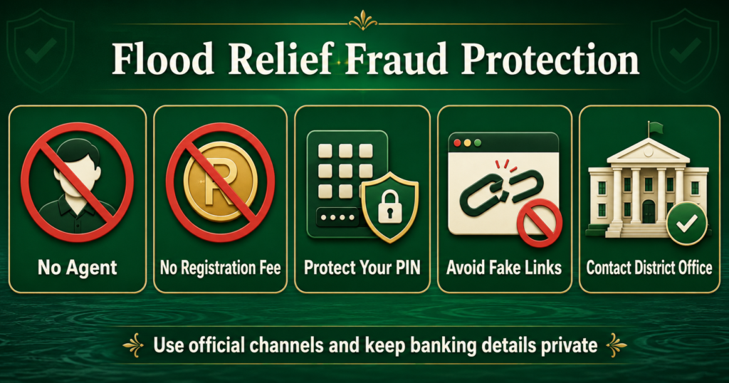 Punjab Sailab Bahali Program fraud prevention advice