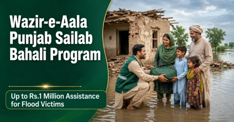 Wazir-e-Aala Punjab Sailab Bahali Program